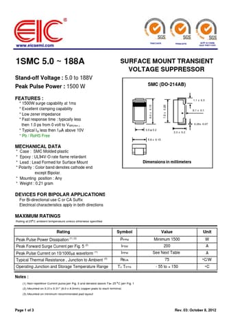  Datasheet Preview Page 1