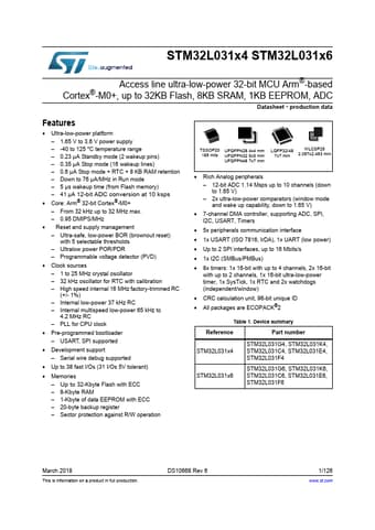  Datasheet Preview Page 1