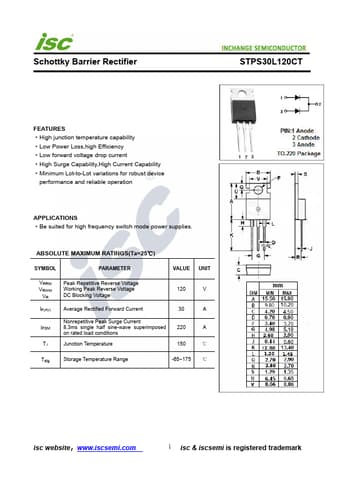  Datasheet Preview Page 1
