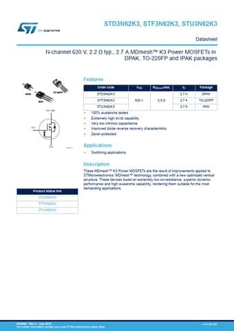  Datasheet Preview Page 1