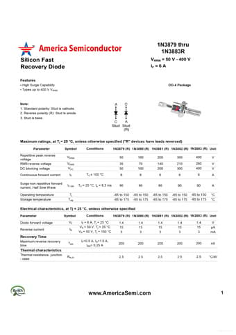  Datasheet Preview Page 1