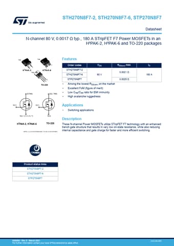  Datasheet Preview Page 1