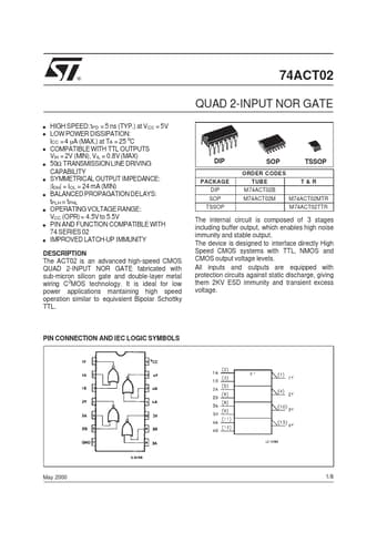  Datasheet Preview Page 1