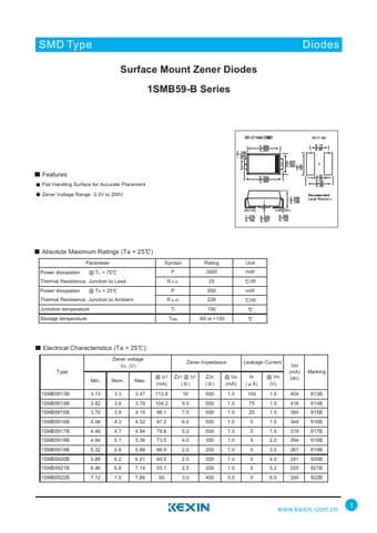  Datasheet Preview Page 1