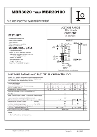  Datasheet Preview Page 1
