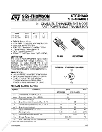  Datasheet Preview Page 1