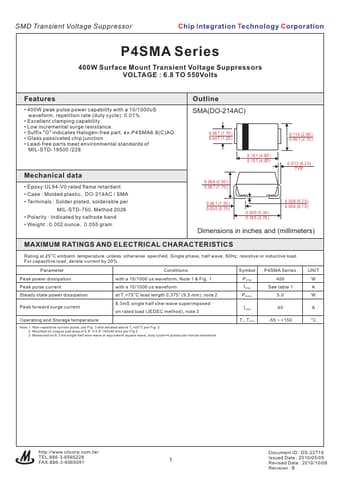  Datasheet Preview Page 1