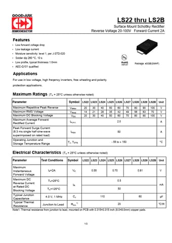  Datasheet Preview Page 1