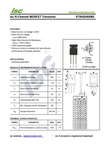  Datasheet Preview Page 1