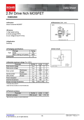  Datasheet Preview Page 1