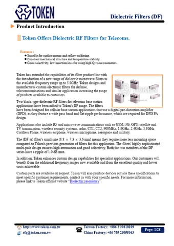  Datasheet Preview Page 1