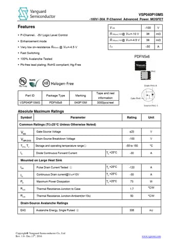  Datasheet Preview Page 1