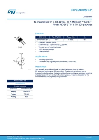  Datasheet Preview Page 1