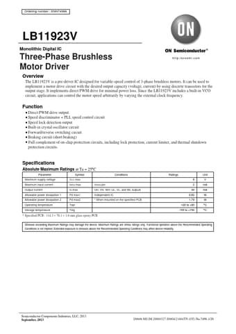  Datasheet Preview Page 1