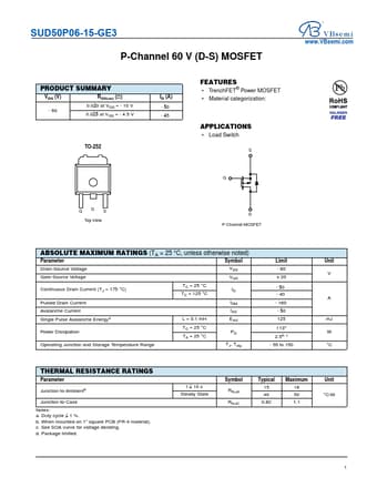  Datasheet Preview Page 1