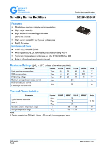  Datasheet Preview Page 1