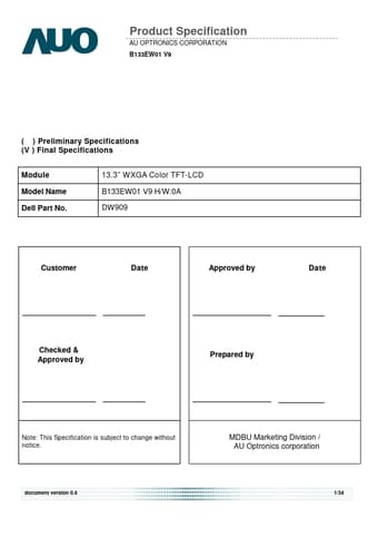  Datasheet Preview Page 1