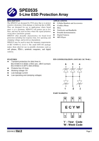  Datasheet Preview Page 1