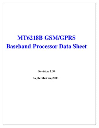  Datasheet Preview Page 1