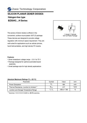  Datasheet Preview Page 1