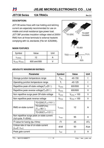  Datasheet Preview Page 1