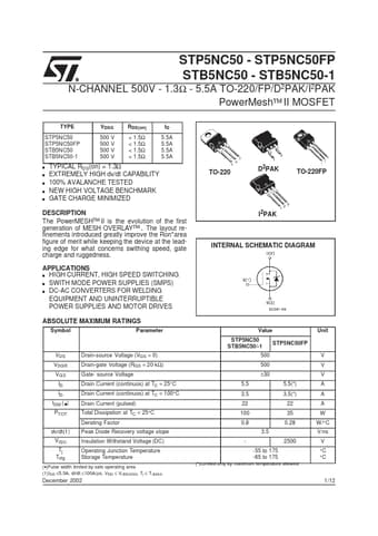  Datasheet Preview Page 1
