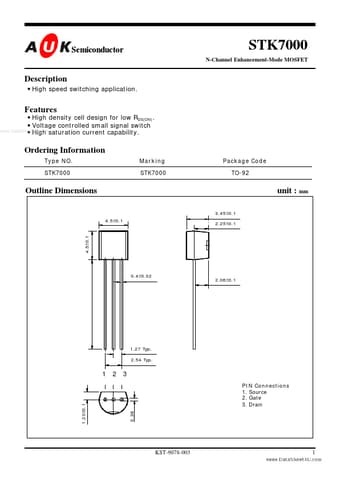  Datasheet Preview Page 1