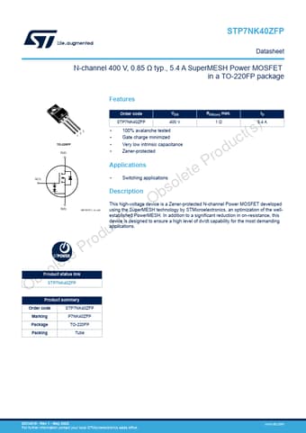  Datasheet Preview Page 1