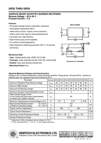  Datasheet Preview Page 1