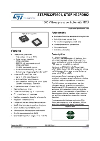  Datasheet Preview Page 1