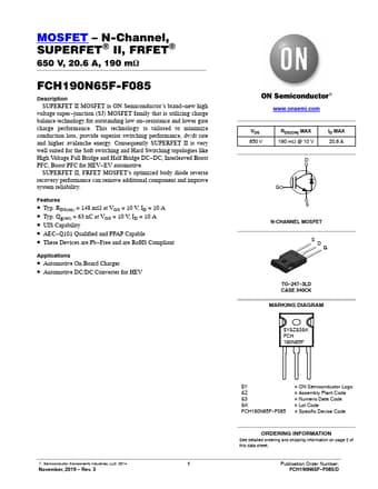  Datasheet Preview Page 1