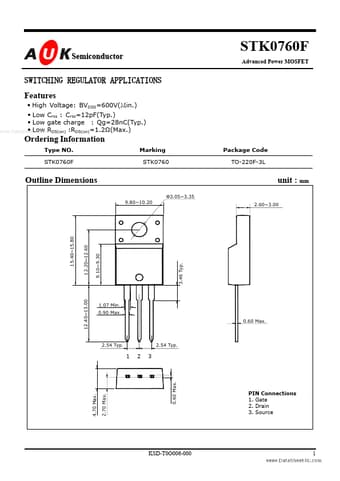  Datasheet Preview Page 1