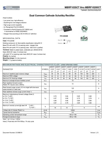  Datasheet Preview Page 1