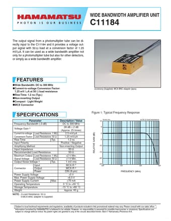 Datasheet Preview Page 1