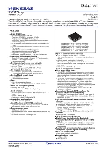  Datasheet Preview Page 1