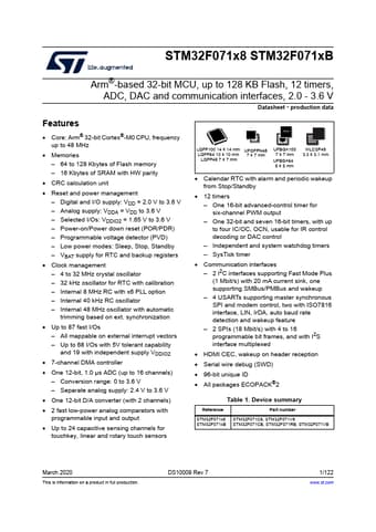  Datasheet Preview Page 1