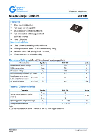  Datasheet Preview Page 1