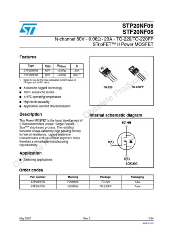  Datasheet Preview Page 1