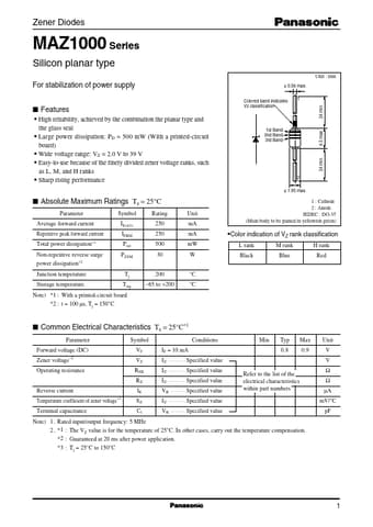  Datasheet Preview Page 1