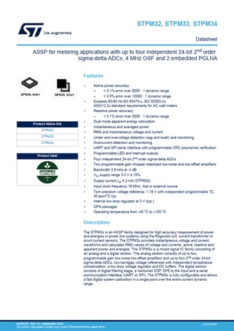  Datasheet Preview Page 1