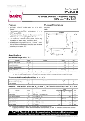  Datasheet Preview Page 1