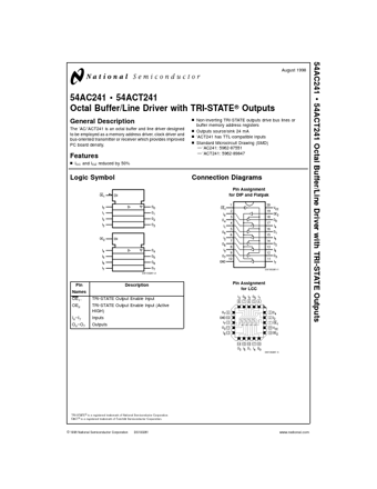  Datasheet Preview Page 1