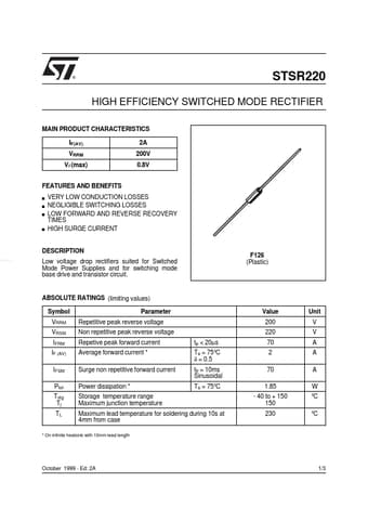  Datasheet Preview Page 1