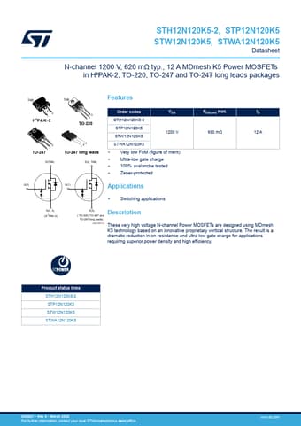  Datasheet Preview Page 1