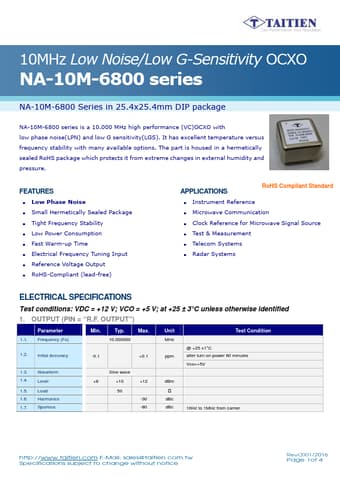  Datasheet Preview Page 1