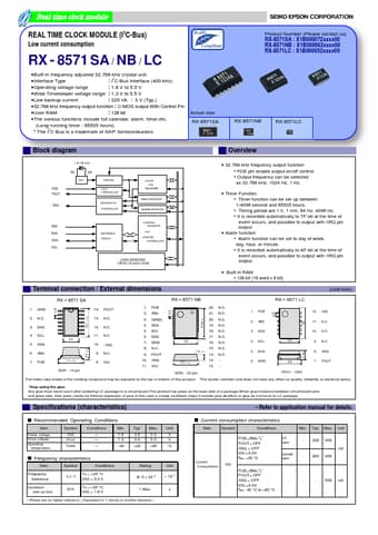  Datasheet Preview Page 1