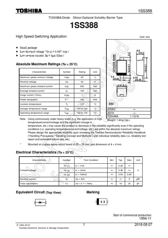  Datasheet Preview Page 1