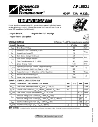  Datasheet Preview Page 1