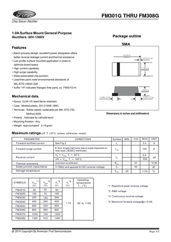  Datasheet Preview Page 1