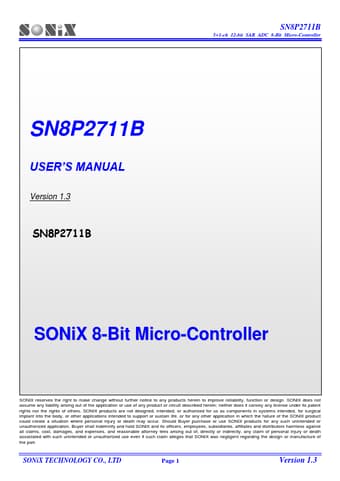  Datasheet Preview Page 1